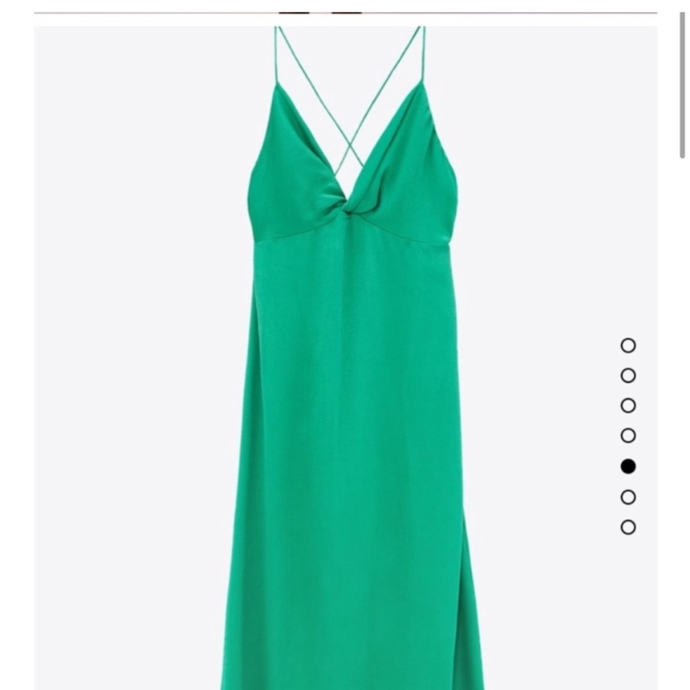 ZARA Kelly green dress - Picture 2 of 2